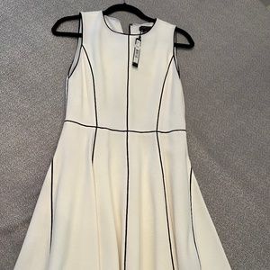 NWT Alice and Olivia White A-Line Dress